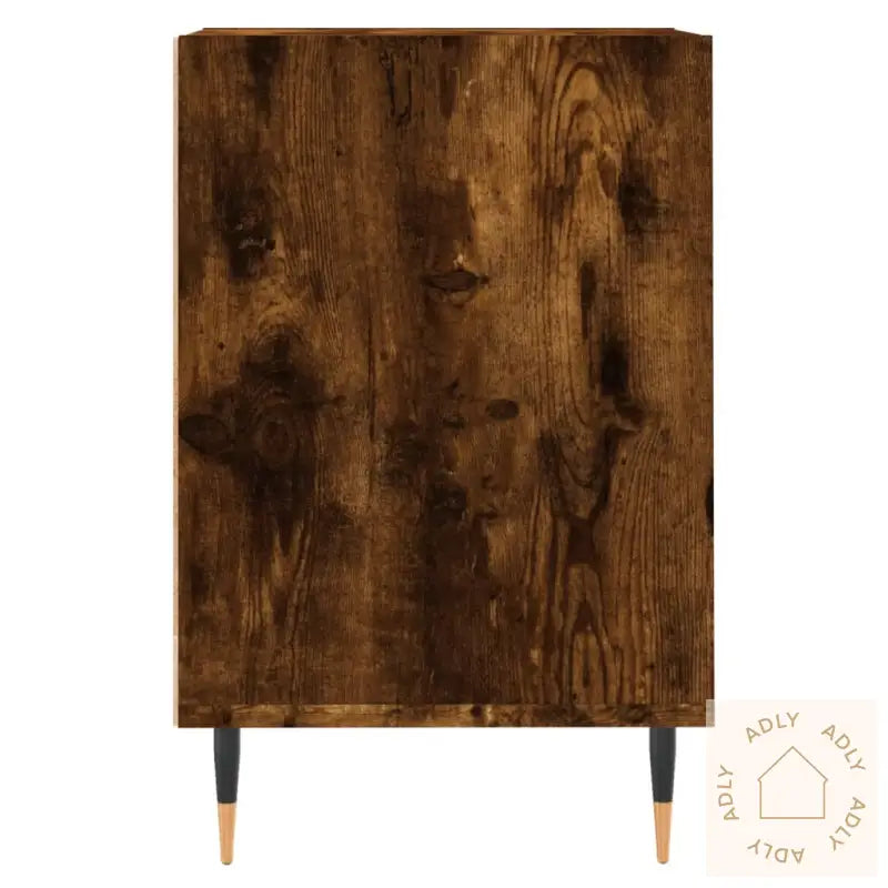 Tv-Benk Røkt Eik 100X35X55 Cm Konstruert Tre