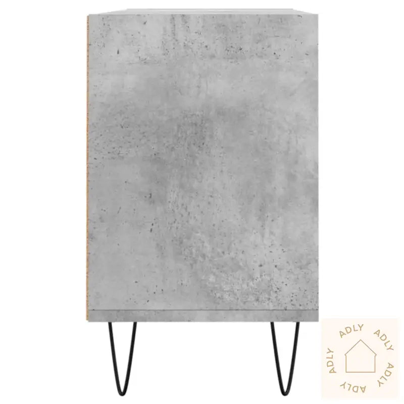 Tv-Benk Betonggrå 103,5X30X50 Cm Konstruert Tre