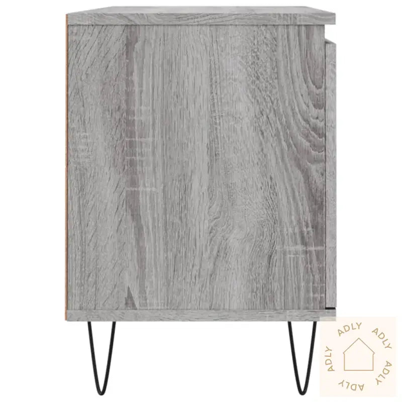 Tv-Benk Grå Sonoma 104X35X50 Cm Konstruert Tre