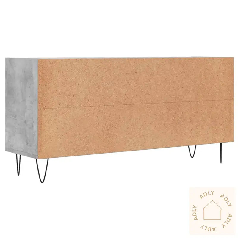 Tv-Benk Betonggrå 103,5X30X50 Cm Konstruert Tre