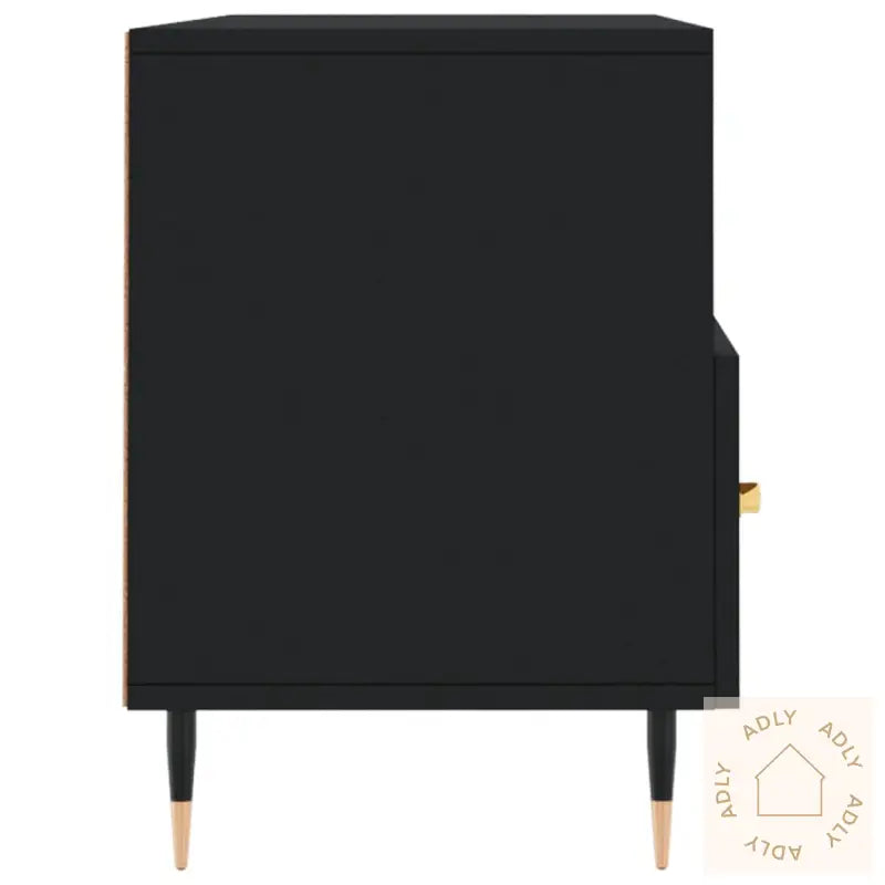 Tv-Benk Svart 102X36X50 Cm Konstruert Tre