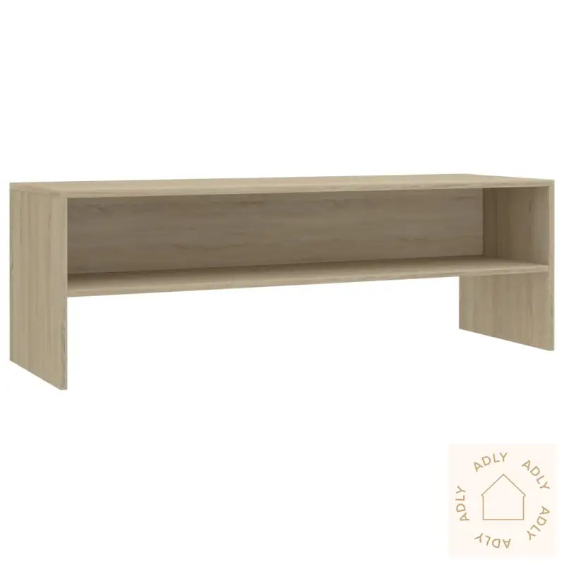 Tv-Benk Sonoma Eik 120X40X40 Cm Konstruert Tre
