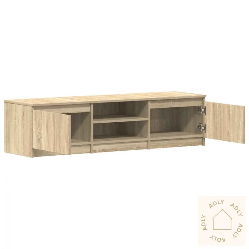 Tv-Benk Sonoma Eik 140X40X35,5 Cm Konstruert Tre