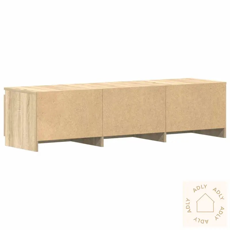 Tv-Benk Sonoma Eik 140X40X35,5 Cm Konstruert Tre