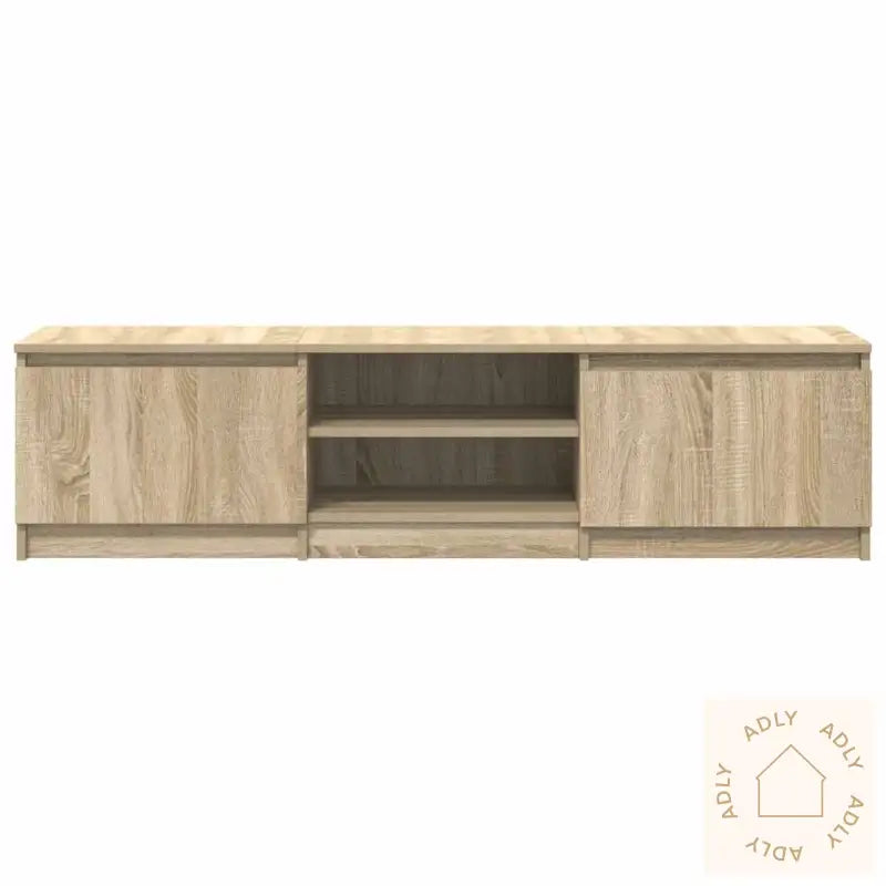 Tv-Benk Sonoma Eik 140X40X35,5 Cm Konstruert Tre