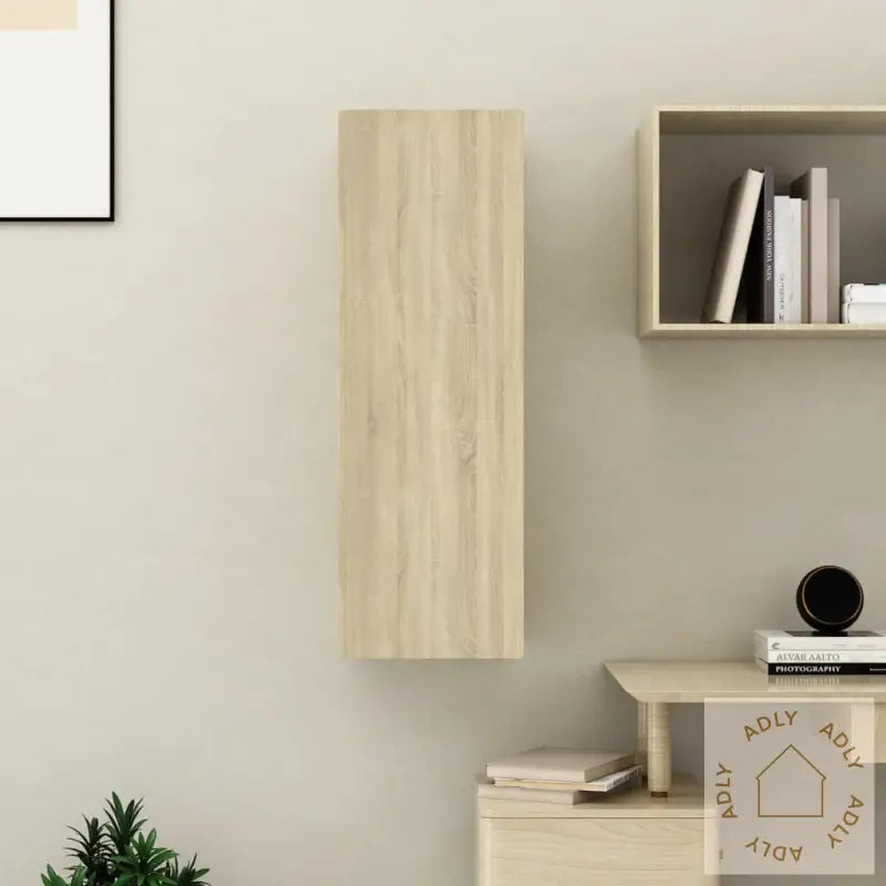 Tv-Benk Sonoma Eik 30,5X30X90 Cm Sponplate