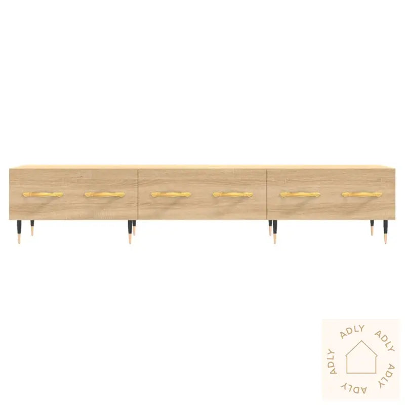 Tv-Benk Sonoma Eik 150X36X30 Cm Konstruert Tre