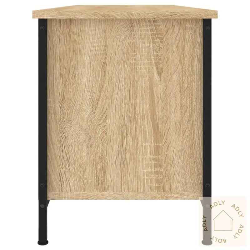Tv-Benk Sonoma Eik 102X35X45 Cm Konstruert Tre
