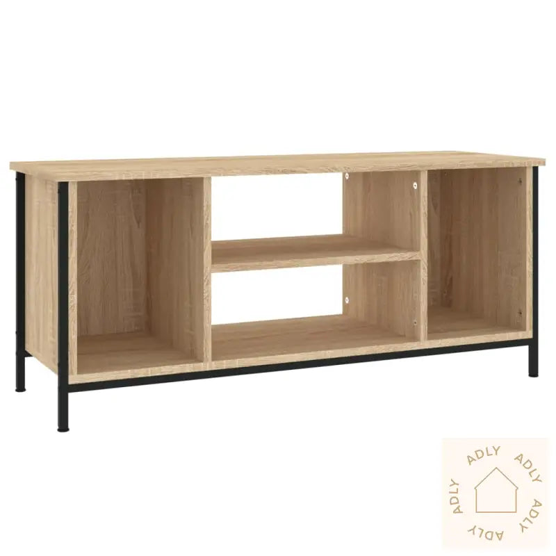 Tv-Benk Sonoma Eik 102X35X45 Cm Konstruert Tre
