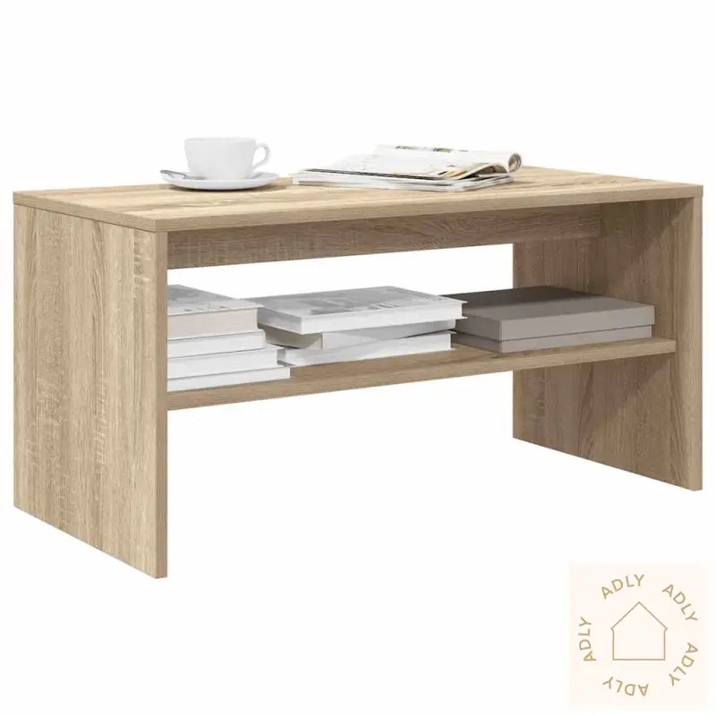 Tv-Benk Sonoma Eik 80X40X40 Cm Sponplate