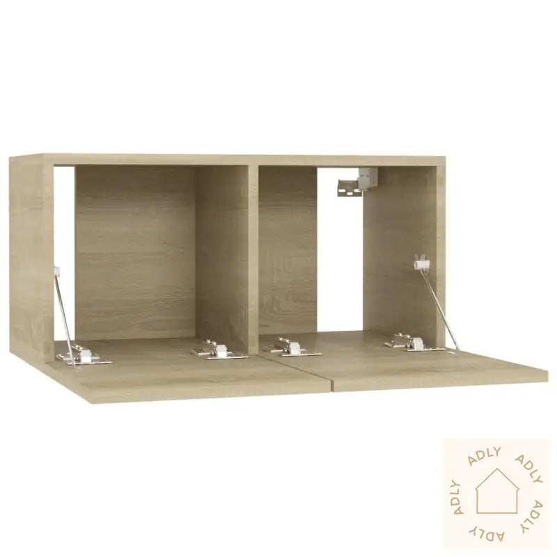 Tv-Benker 4 Stk Sonoma Eik 60X30X30 Cm Konstruert Tre