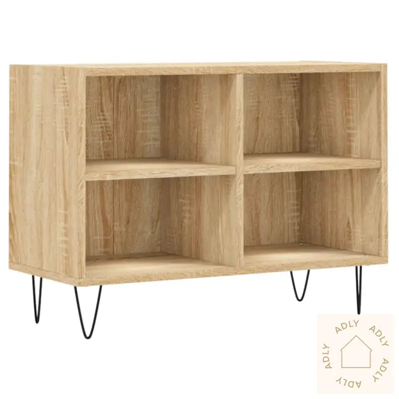 Tv-Benk Sonoma Eik 69,5X30X50 Cm Konstruert Tre
