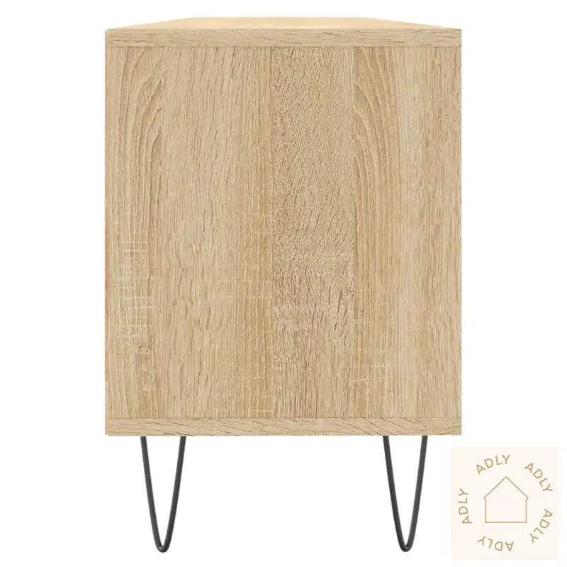 Tv-Benk Sonoma Eik 150X30X44,5 Cm Konstruert Tre