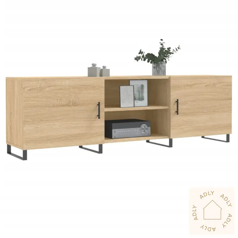 Tv-Benk Sonoma Eik 150X30X50 Cm Konstruert Tre