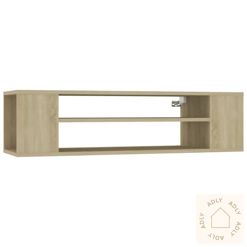 Hengende Tv-Benk Sonoma Eik 100X30X26,5 Cm Konstruert Tre