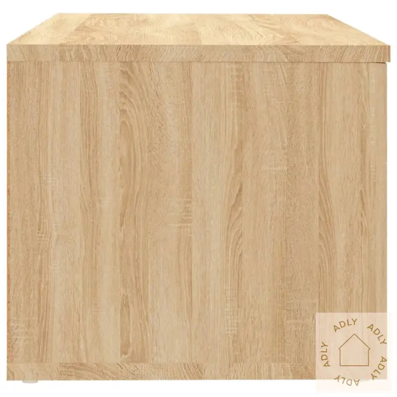 Tv-Benk Sonoma Eik 80X34X30 Cm Konstruert Tre