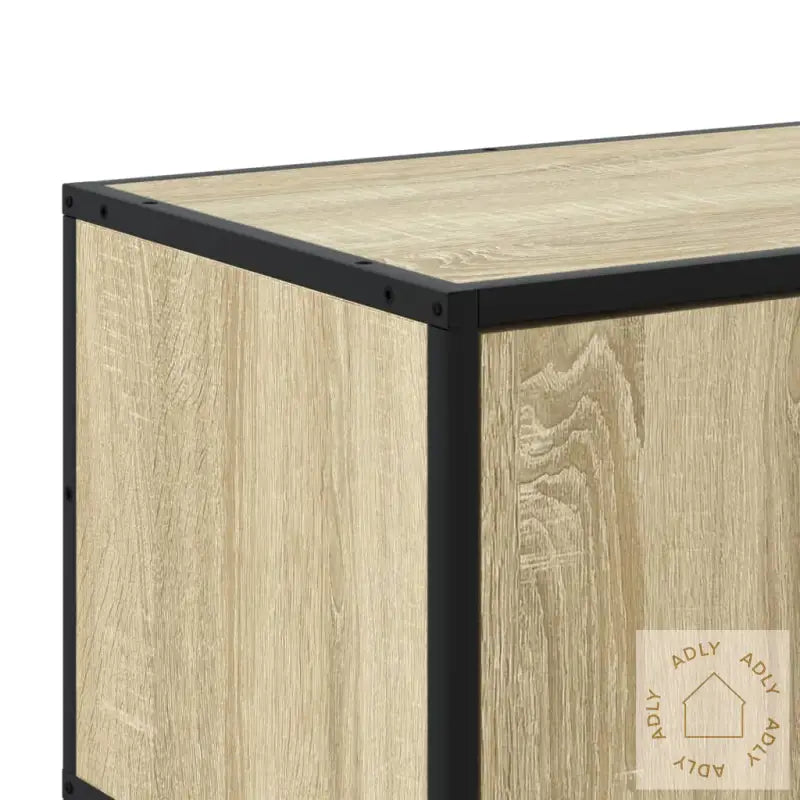 Tv-Benk Sonoma Eik 210X35X41 Cm Konstruert Tre