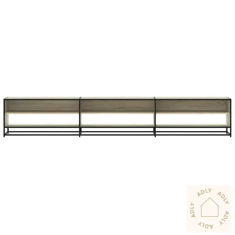 Tv-Benk Sonoma Eik 270X40X46 Cm Konstruert Tre