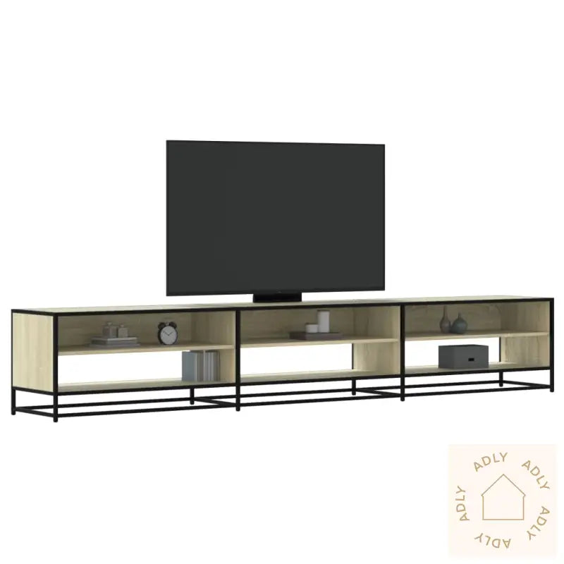 Tv-Benk Sonoma Eik 270X40X46 Cm Konstruert Tre