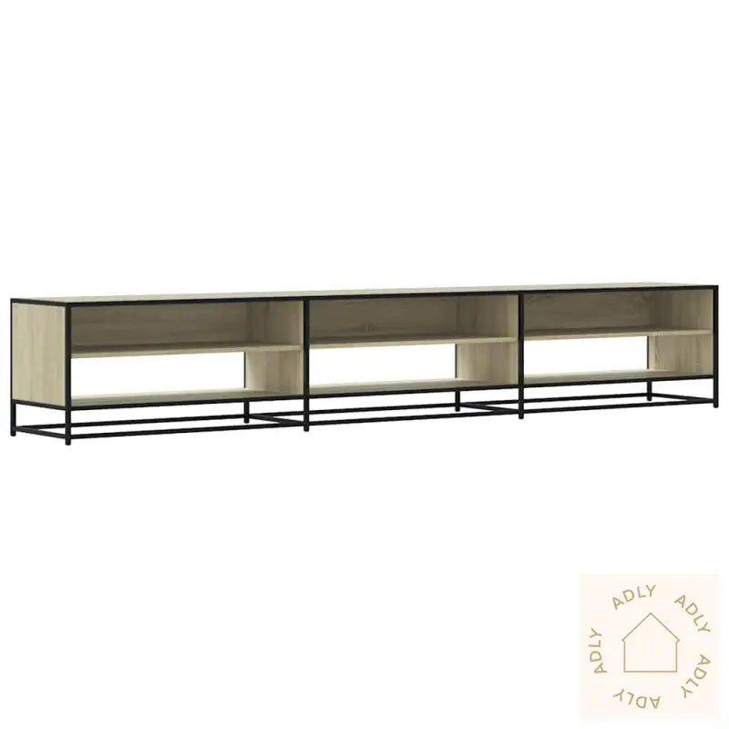 Tv-Benk Sonoma Eik 270X40X46 Cm Konstruert Tre