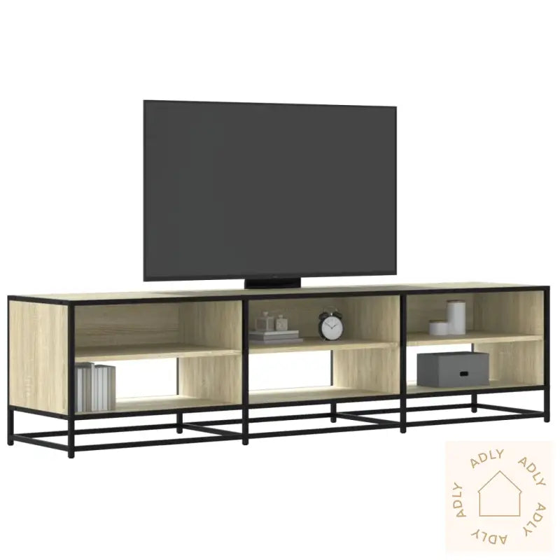 Tv-Benk Sonoma Eik 180X40X46 Cm Konstruert Tre