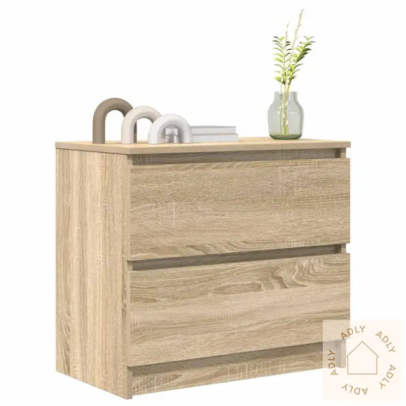 Tv-Benk Sonoma Eik 60X35X54 Cm Konstruert Tre