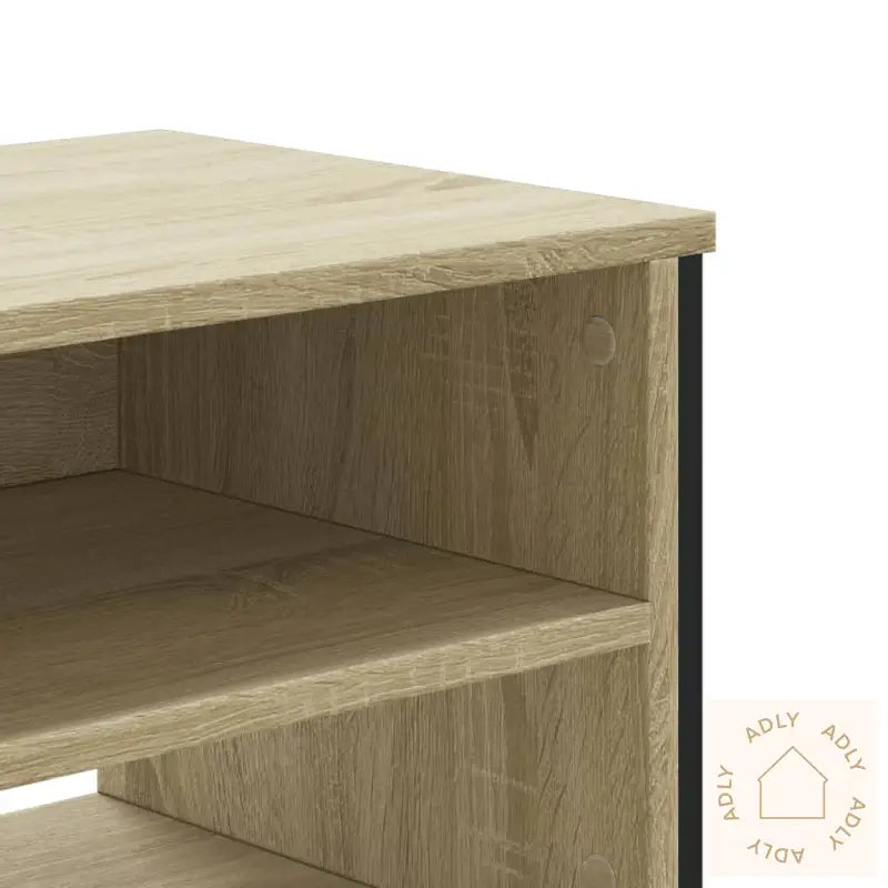 Tv-Benk Sonoma Eik 180X34X41 Cm Konstruert Tre