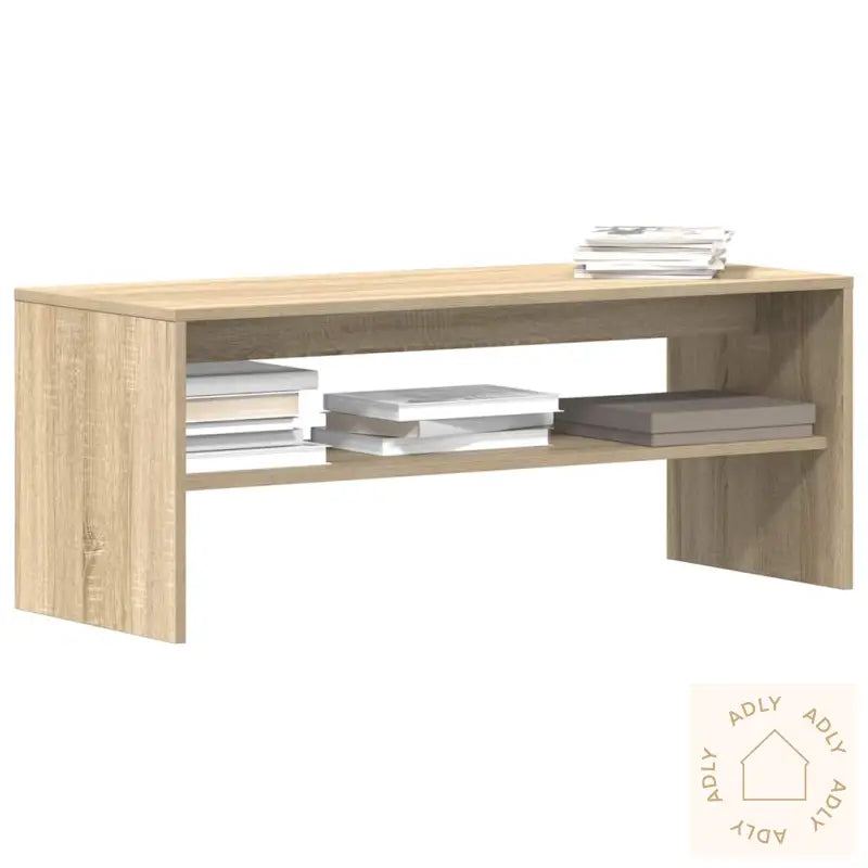 Tv-Benk Sonoma Eik 100X40X40 Cm Sponplate