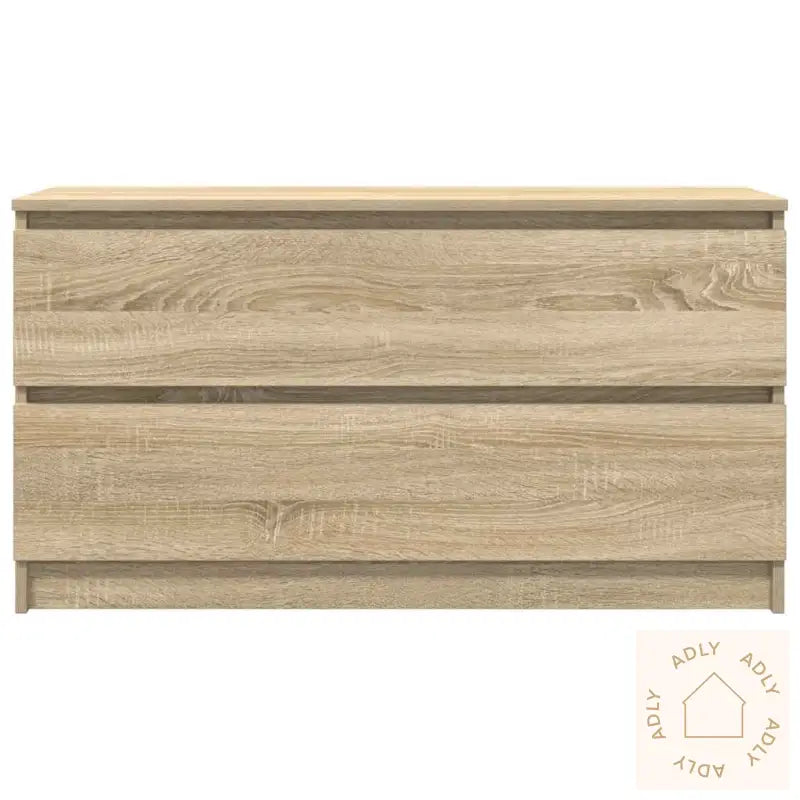 Tv-Benk Sonoma Eik 100X35X54 Cm Konstruert Tre