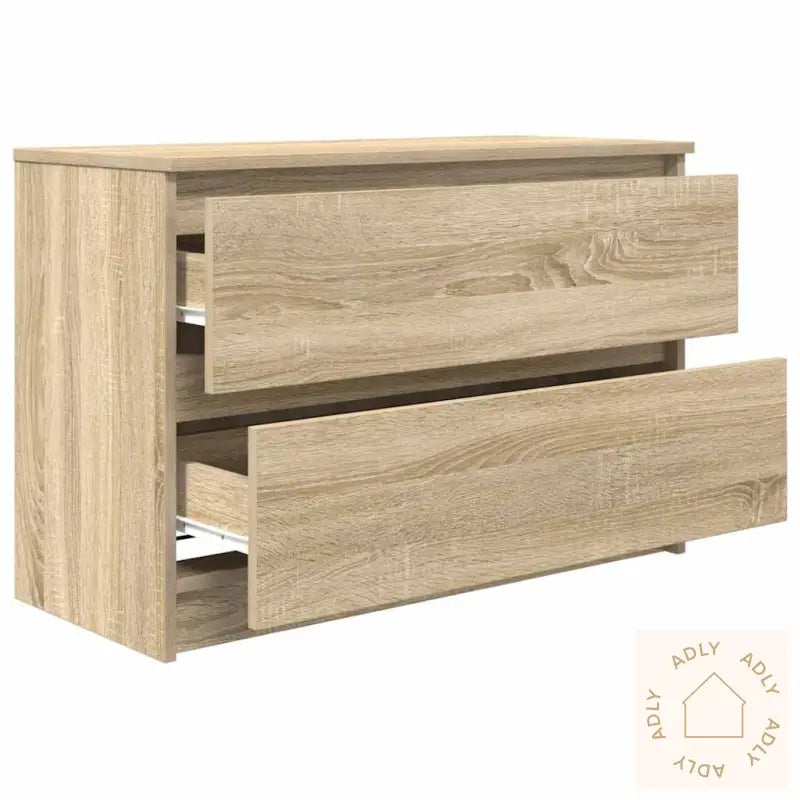 Tv-Benk Sonoma Eik 80X35X54 Cm Konstruert Tre