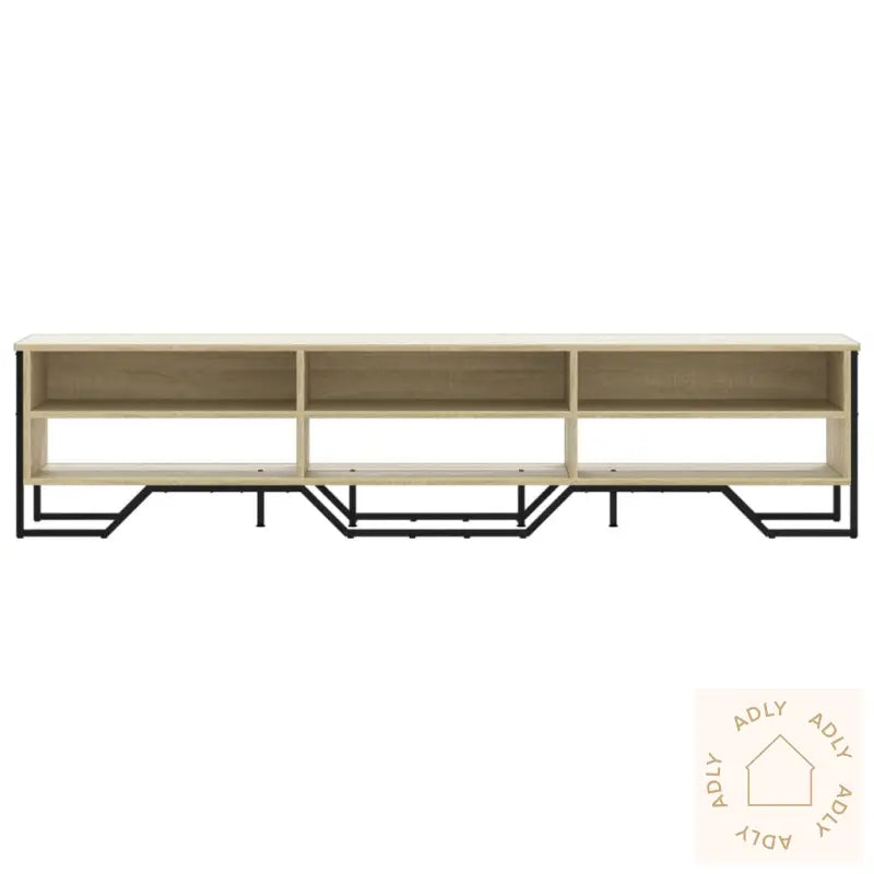 Tv-Benk Sonoma Eik 180X34X41 Cm Konstruert Tre