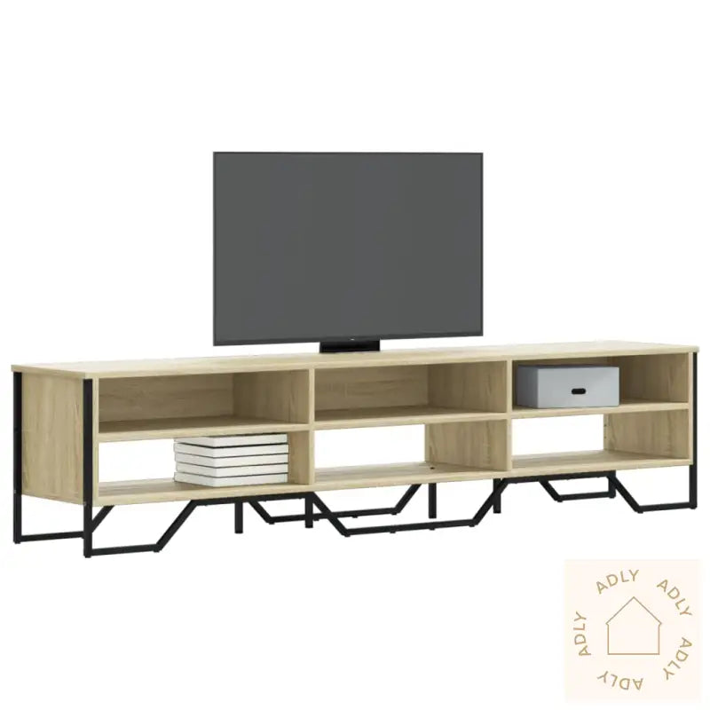 Tv-Benk Sonoma Eik 180X34X41 Cm Konstruert Tre