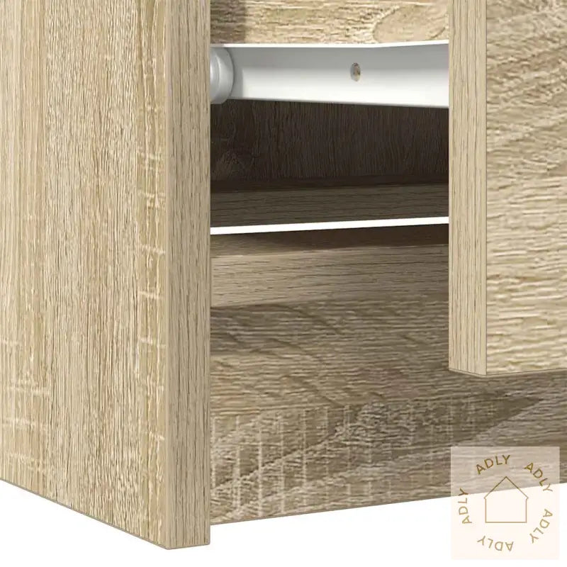 Tv-Benk Sonoma Eik 60X35X54 Cm Konstruert Tre