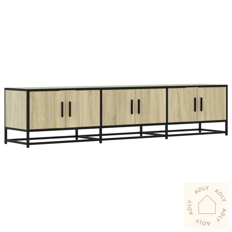 Tv-Benk Sonoma Eik 180X35X41 Cm Konstruert Tre