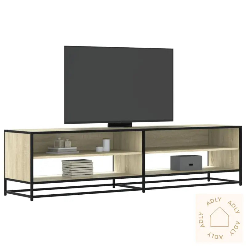 Tv-Benk Sonoma Eik 180,5X40X46 Cm Konstruert Tre