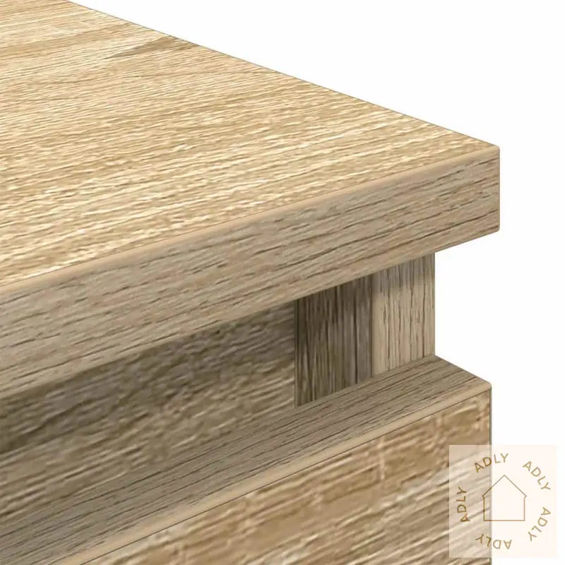 Tv-Benk Sonoma Eik 40X35X54 Cm Konstruert Tre