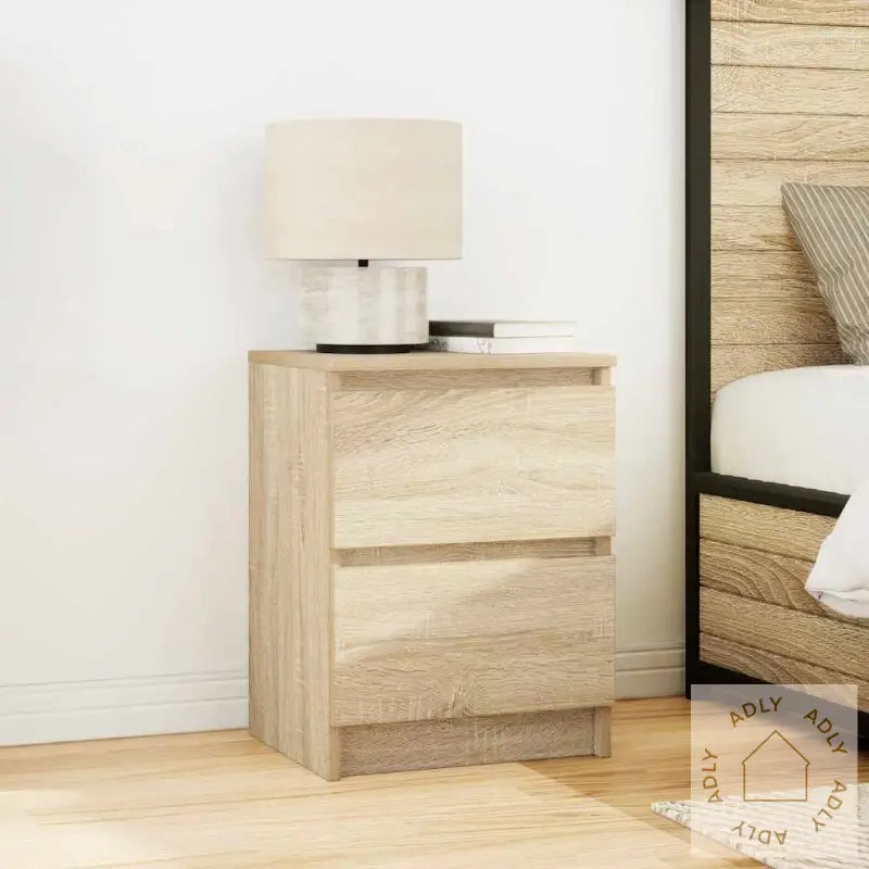 Tv-Benk Sonoma Eik 40X35X54 Cm Konstruert Tre