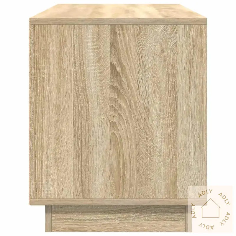 Tv-Benk Med Led-Lys Sonoma Eik 100X41X50 Cm