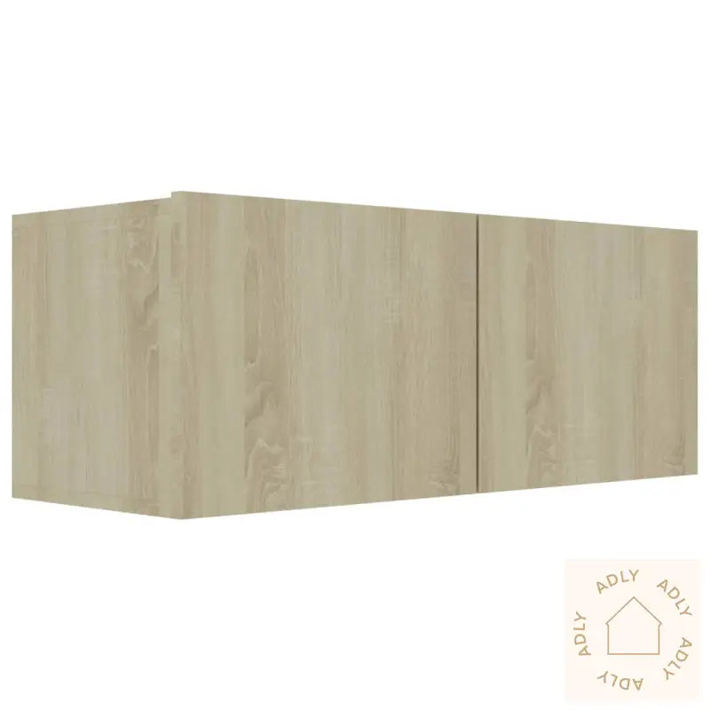 Tv-Benk Sonoma Eik 80X30X30 Cm Konstruert Tre
