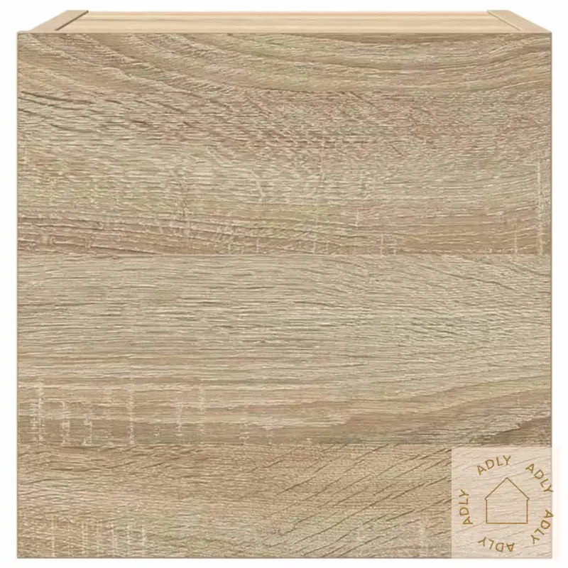 Vegghengt Tv-Benk Sonoma Eik 30,5X30X30 Cm