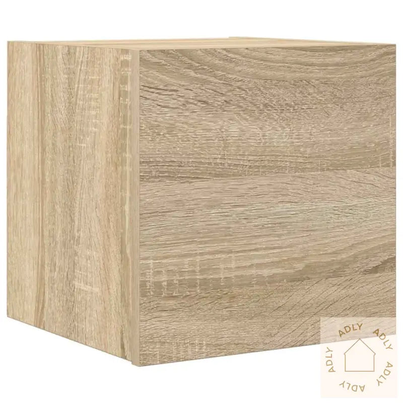 Vegghengt Tv-Benk Sonoma Eik 30,5X30X30 Cm