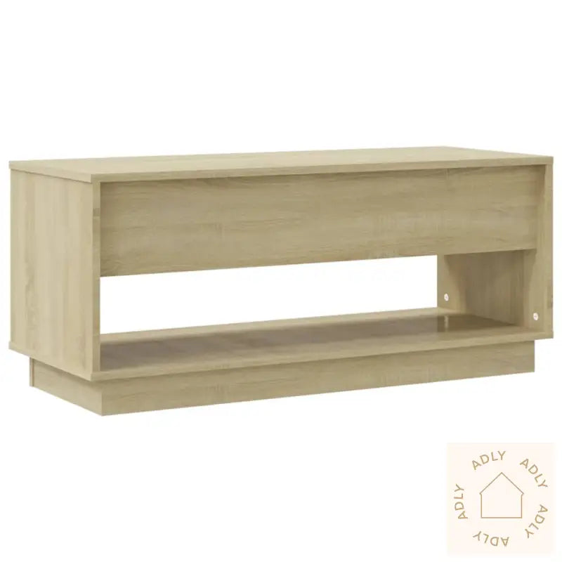 Tv-Benk Sonoma Eik 102X41X44 Cm Konstruert Tre
