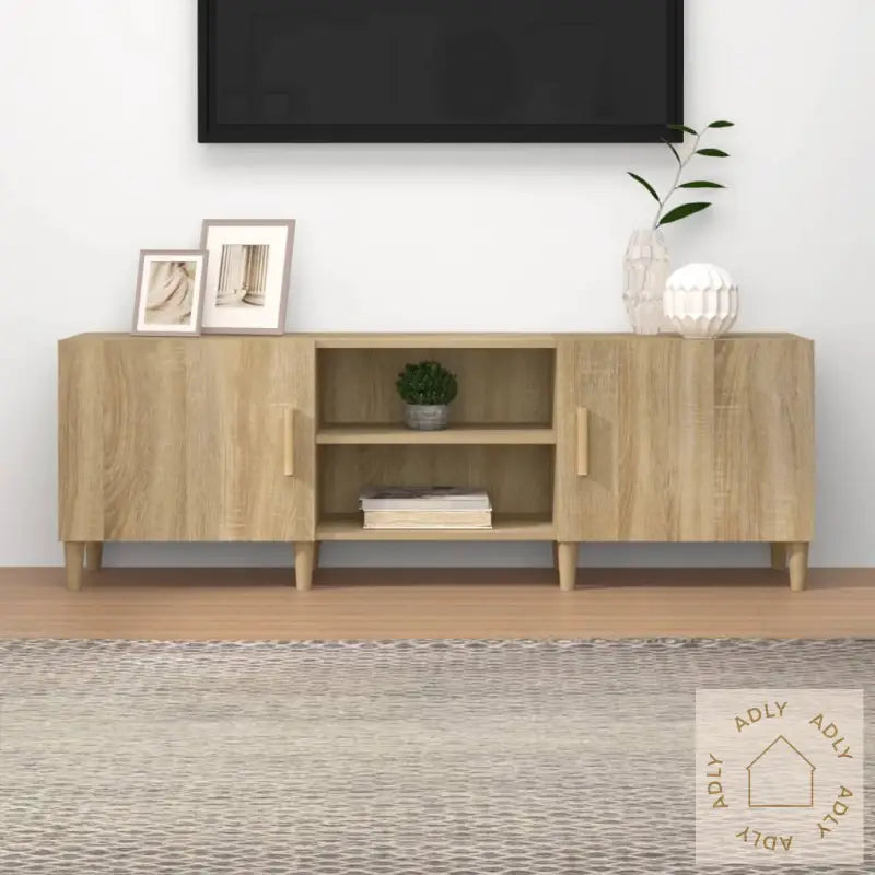 Tv-Benk Sonoma Eik 150X30X50 Cm Konstruert Tre