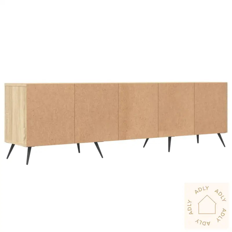 Tv-Benk Sonoma Eik 150X30X44,5 Cm Konstruert Tre