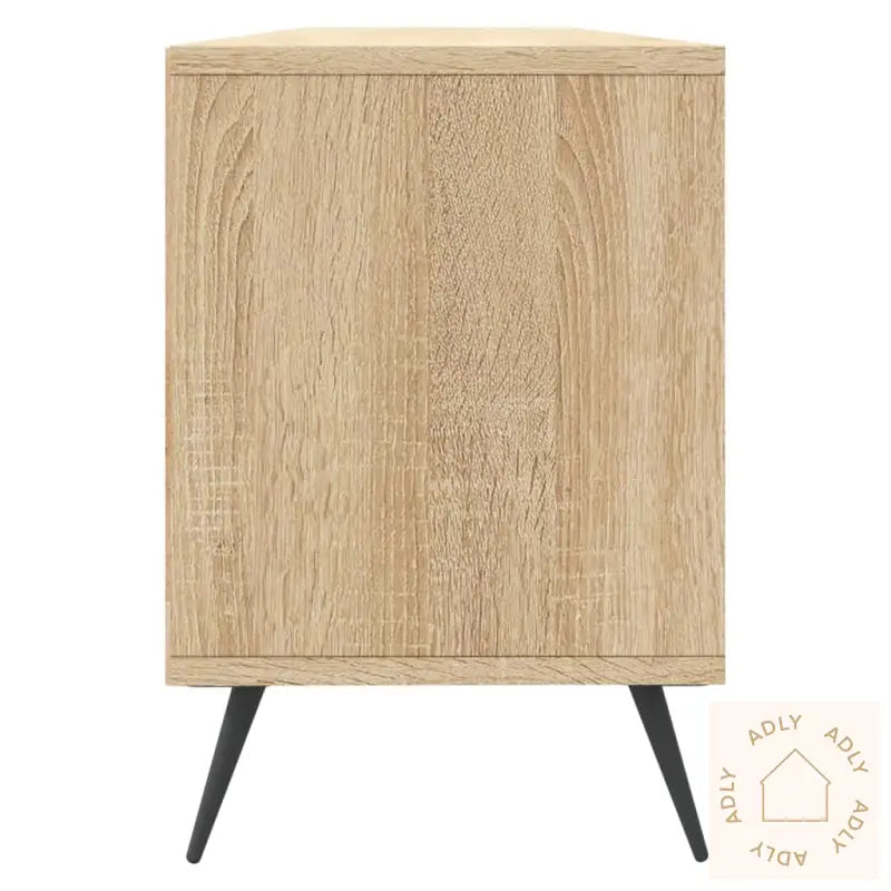 Tv-Benk Sonoma Eik 150X30X44,5 Cm Konstruert Tre