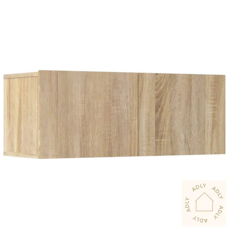 Tv-Skapsett 5 Deler Sonoma Eik Konstruert Tre