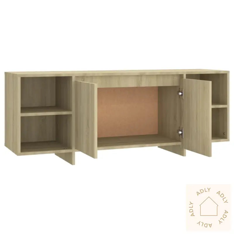 Tv-Benk Sonoma Eik 130X35X50 Cm Konstruert Tre