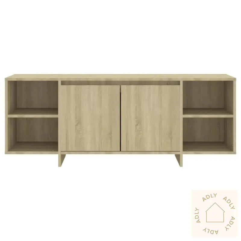 Tv-Benk Sonoma Eik 130X35X50 Cm Konstruert Tre