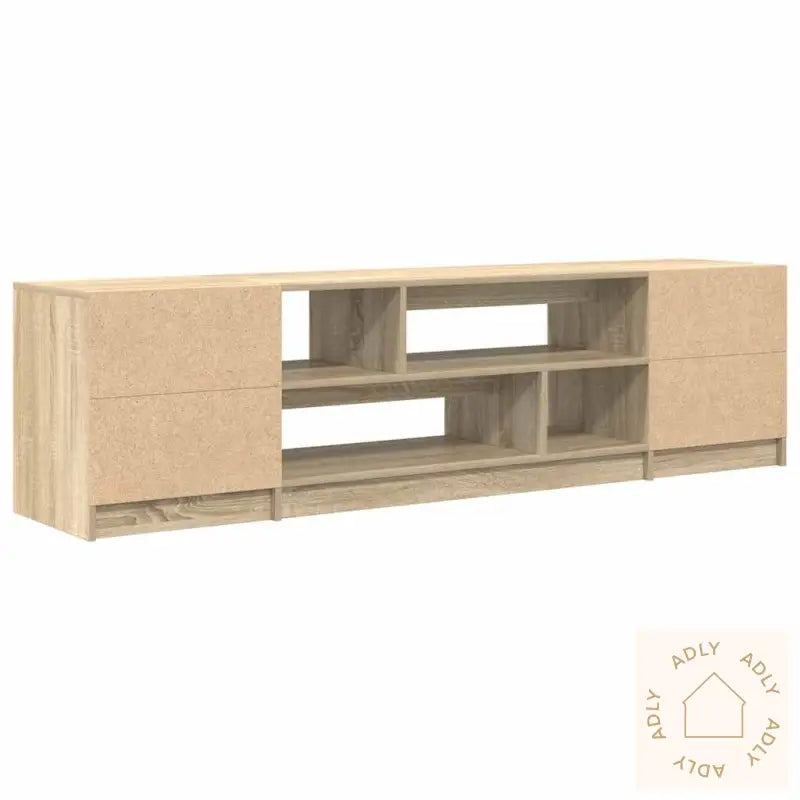 Tv-Benk Sonoma Eik 188,5X41X50 Cm Konstruert Tre