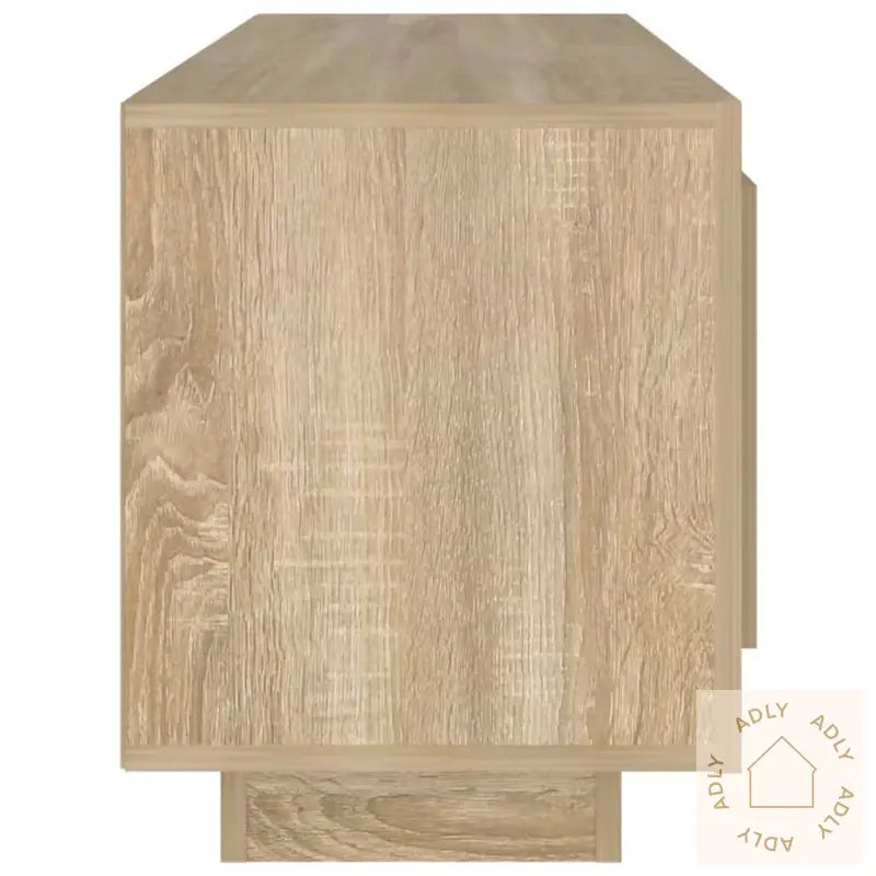 Tv-Benk Sonoma Eik 102X35X45 Cm Konstruert Tre
